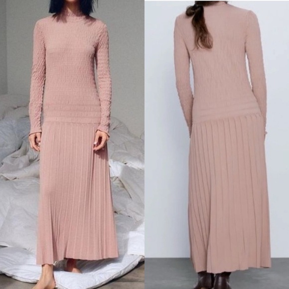 Zara Smocked Dress - Picture 1 of 12